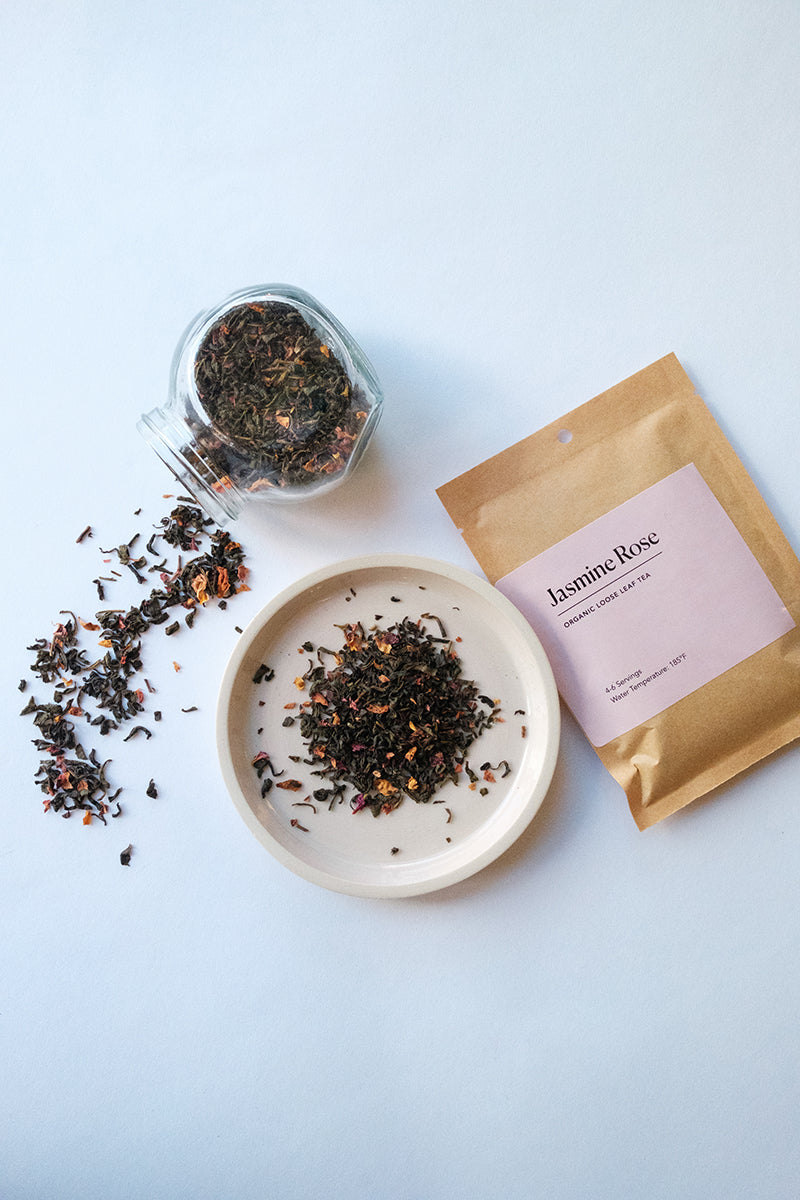 Organic Jasmine Rose Loose Leaf Tea